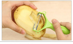 12 PCS set Multifunctional Slicer Vegetable Cutter Mandoline Slicer With Interchangeable Stainless Steel Peeler Grater