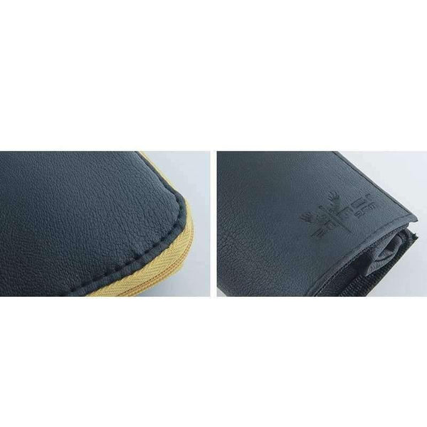 Planet Gates 12 pieces Synthetic Makeup Brushes Set with Unique Design Black Bag Professional Brushes for Makeup