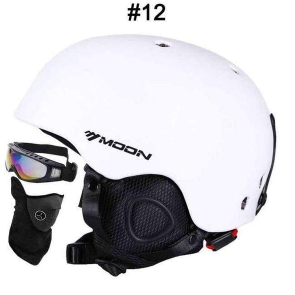 Planet Gates 12 Pure White / L Ski Helmet Women Men CE Safety In-mold Sking Snowboard Skateboard Snow Helmet Size S/M/L/XL