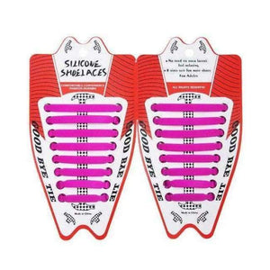 Planet Gates 12 Purple Red 2018 New Arrival Cheap Free Shipping 1Set/16Pcs Creative Patents Adults Hammer Silicone Elastic Shoelaces Lazy No Tie Shoe Laces
