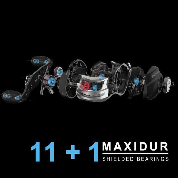 Planet Gates 12 / Right Hand / China Royale Legend Baitcasting Reel 11+1 Ball Bearings 7.0:1 Gear Ratio Fishing Reel Magnetic And Centrifugal Dual Brake