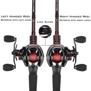 Planet Gates 12 / Right Hand / China Royale Legend Right or Left Baitcasting Reel 12BBs 7.0:1 Carp Fishing Reel Magnetic and Centrifugal Dual Brake