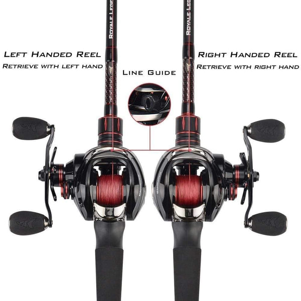 Planet Gates 12 / Right Hand / China Royale Legend Right or Left Baitcasting Reel 12BBs 7.0:1 Carp Fishing Reel Magnetic and Centrifugal Dual Brake
