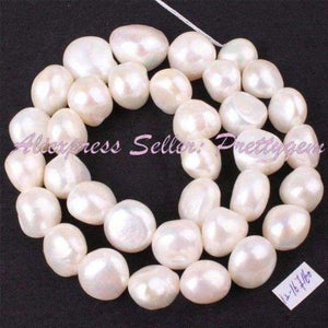 Planet Gates 12 to 15mm 3-4,5-7,6-8,8-9,9-11mm Irregular White Freshwater Pearl Natural Stone Beads For DIY Necklace Jewelry Making 14.5" Free Shipping