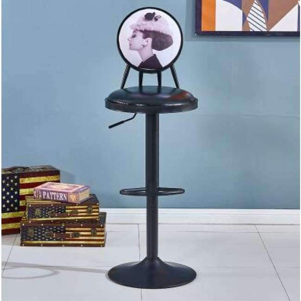 Planet Gates 12 Vintage chairs. American bar stools. Use a high - foot dining chair.