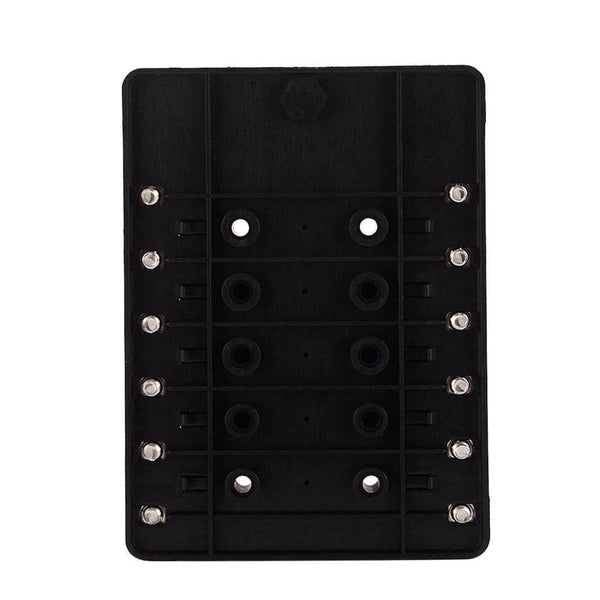 12 Way Blade Fuse Box Holder Fuse Blocks with Red LED Indicator 10Pcs Fuses 10Pcs Terminals for Car Boat Caravan Truck 12V 24V