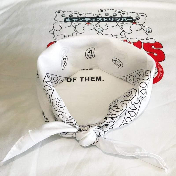 Women Rabbit Ear Print Headbands Retro Hair Accessories Knotted Turban Bandage Bandanas Hairband Headwrap Hair Bands