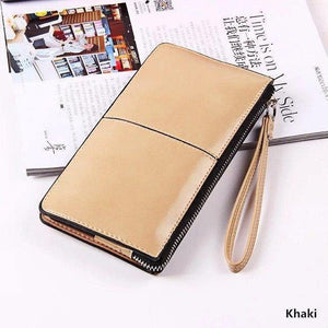 Planet Gates 12 Women wallets Candy Oil Leather Wallet Long Design Day Clutch Casual Lady Cash Purse Women Hand Bag Carteira Feminina A4