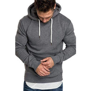 Planet Gates 12 / XXL Men Hoodies Hip Hop Streetwear Casual Hoodies Sweatshirts Elasticity Solid Color Fleece Thick Warm Threaded Cuffs