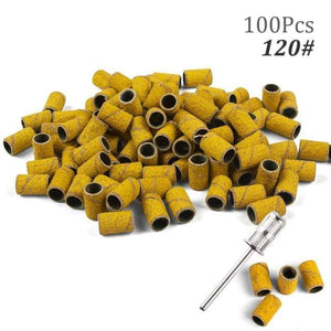 Planet Gates 120 100pcs NO Box 5 100pcs 80''/120''/180" Nail Art Sanding Bands Gel Polish Remover Tool Accessory for Electric Nail Machine Nail Drill Bits