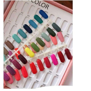 Planet Gates 120/216 Colors Nail Gel Polish Display Card Book Inlaid Snap Manicure Nails Color Card Display Nail Art Tools