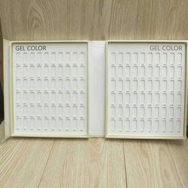 Planet Gates 120/216 Colors Nail Gel Polish Display Card Book Inlaid Snap Manicure Nails Color Card Display Nail Art Tools