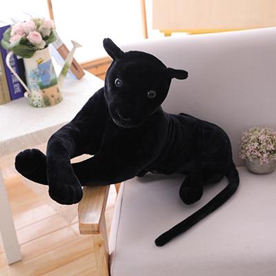 Planet Gates 120 cm / 1 30-120cm Giant Black Leopard Panther Plush Toys Soft Stuffed Animal Pillow Animal Doll Yellow White Tiger Toys For Children
