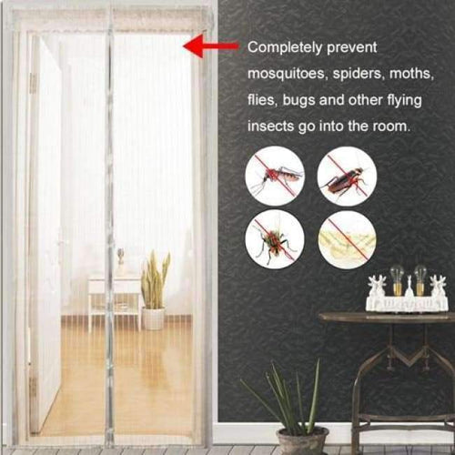 Planet Gates 120 x 210cm Summer Anti Mosquito Window Screens Magnetic Curtains Automatic Closing Door Window Tulle Curtains in Various Sizes Dropshipping