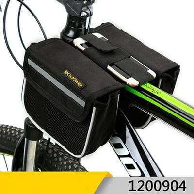 Planet Gates 1200904 / China Cycling Bike Front Frame Bag Tube Pannier Double Pouch for Cellphone Bicycle Accessories Riding Bag