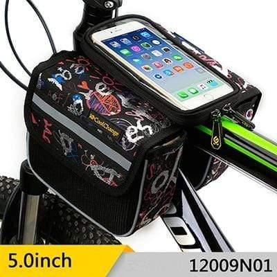 Planet Gates 12009N01      50 / China Cycling Bike Front Frame Bag Tube Pannier Double Pouch for Cellphone Bicycle Accessories Riding Bag