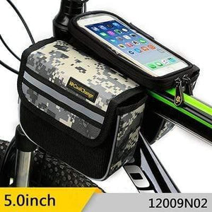 Planet Gates 12009N02     50 / China Cycling Bike Front Frame Bag Tube Pannier Double Pouch for Cellphone Bicycle Accessories Riding Bag