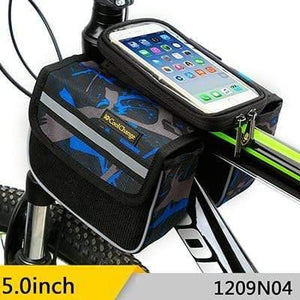 Planet Gates 12009N04    50 / China Cycling Bike Front Frame Bag Tube Pannier Double Pouch for Cellphone Bicycle Accessories Riding Bag