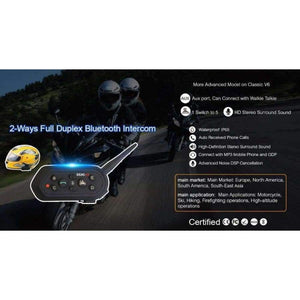 Planet Gates 1200m EJEAS E6 Motorcycle Communication System Vox Bluetooth Motorcycle Intercom Moto Helmet Headset Motorradhelm Bluetooth