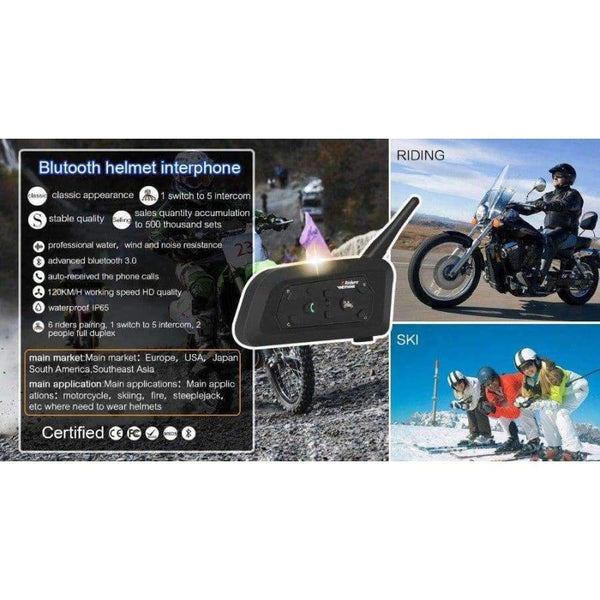 Planet Gates 1200m EJEAS E6 Motorcycle Communication System Vox Bluetooth Motorcycle Intercom Moto Helmet Headset Motorradhelm Bluetooth