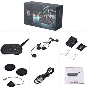 Planet Gates 1200m EJEAS E6 Motorcycle Communication System Vox Bluetooth Motorcycle Intercom Moto Helmet Headset Motorradhelm Bluetooth
