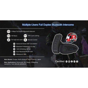 Planet Gates 1200m EJEAS E6 Motorcycle Communication System Vox Bluetooth Motorcycle Intercom Moto Helmet Headset Motorradhelm Bluetooth