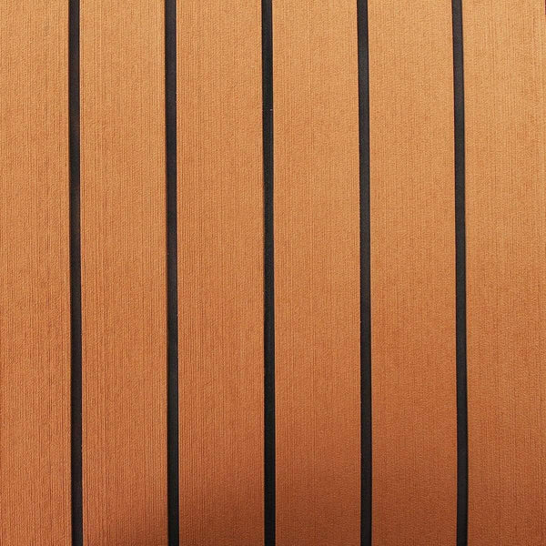 Planet Gates 120cmx240cmx5mm Self Adhesive EVA Foam Faux Teak Sheet Boat Yacht Synthetic Teak Decking Brown and Black Wholesale