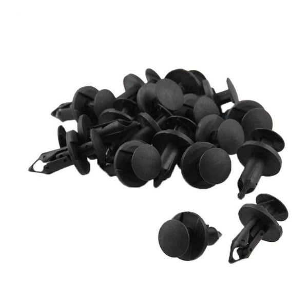 Planet Gates 120pcs 8mm Hole Auto Clips Car Bumper Door Trim Panel Plastic Rivets Front Dumper Fender Fastener Push Pin Clips OT280