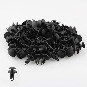 Planet Gates 120pcs 8mm Hole Auto Clips Car Bumper Door Trim Panel Plastic Rivets Front Dumper Fender Fastener Push Pin Clips OT280