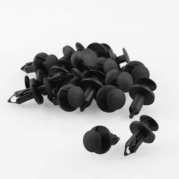 Planet Gates 120pcs 8mm Hole Auto Clips Car Bumper Door Trim Panel Plastic Rivets Front Dumper Fender Fastener Push Pin Clips OT280
