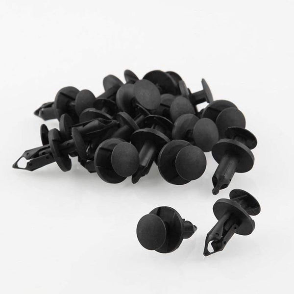 Planet Gates 120pcs 8mm Hole Auto Clips Car Bumper Door Trim Panel Plastic Rivets Front Dumper Fender Fastener Push Pin Clips OT280