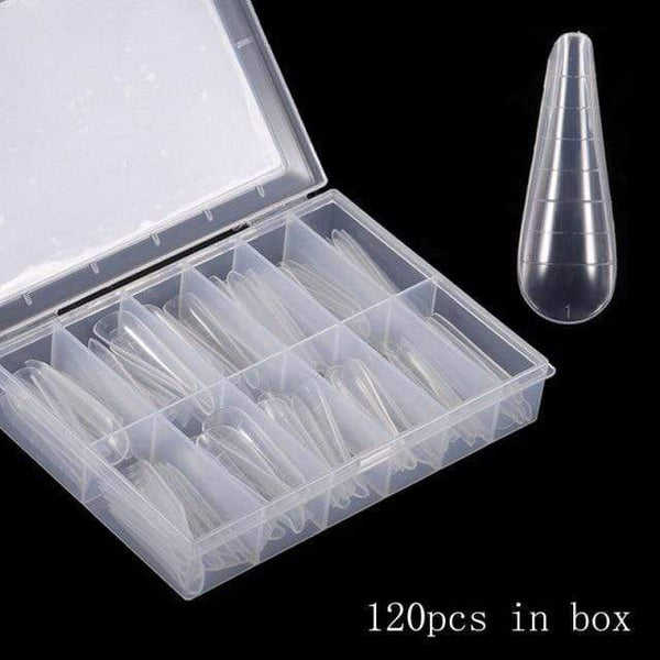 Planet Gates 120PCS AE BOX 120/60PCS Nail Forms Art Tools For UV Gel Quick Building Extension Forms Top Molds Dual Forms Upper Forms For Nails Mold