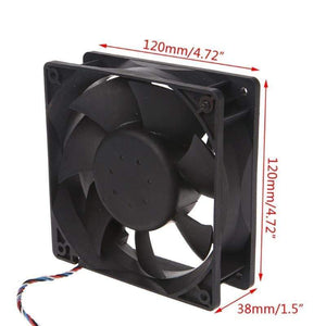 Planet Gates 120x120x38mm Brushless DC 12V 1.6A PWM Server Cooling Fan For Delta AFC1212DE