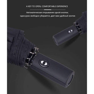 Planet Gates 125cm Automatic Umbrella Men Rain Women 3Folding Windproof Large Paraguas Male Woman Big Umbrella Outdoor Parapluie