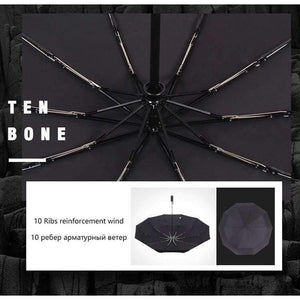 Planet Gates 125cm Automatic Umbrella Men Rain Women 3Folding Windproof Large Paraguas Male Woman Big Umbrella Outdoor Parapluie