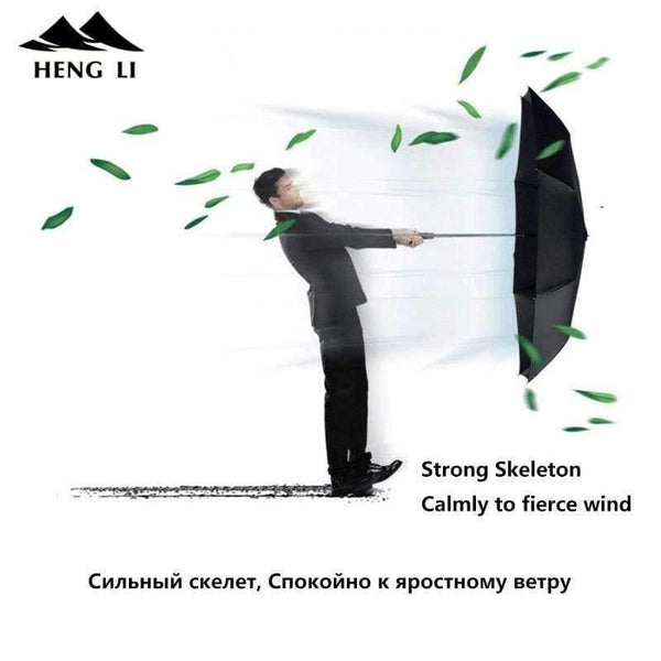 Planet Gates 125CM Windproof Automatic Umbrella For Men Brand Large Folding Umbrella Rain Woman Double Golf Business Automatic Car Umbrellas