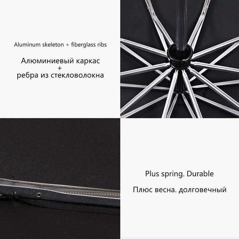 Planet Gates 125CM Windproof Automatic Umbrella For Men Brand Large Folding Umbrella Rain Woman Double Golf Business Automatic Car Umbrellas
