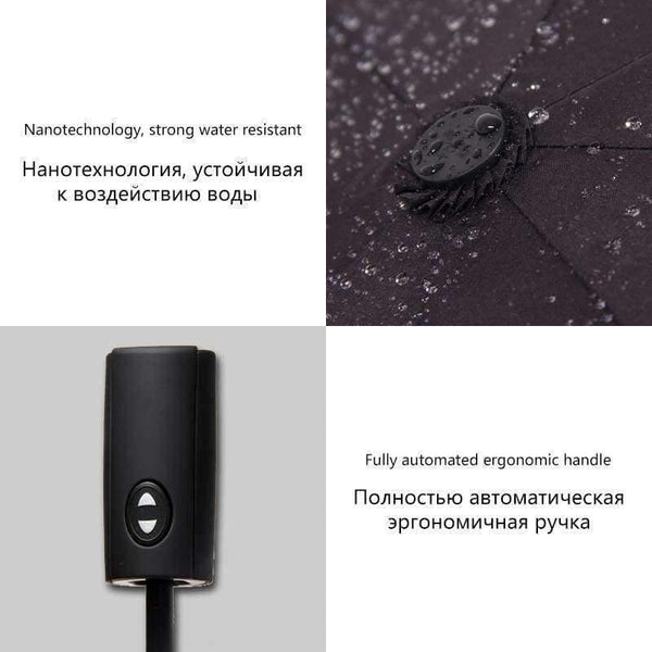 Planet Gates 125CM Windproof Automatic Umbrella For Men Brand Large Folding Umbrella Rain Woman Double Golf Business Automatic Car Umbrellas