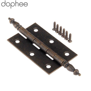 127*76mm Antique Bronze Crown Head Hinge 6 Holes Jewelry Gift Box Decorative Hinge For Cabinet Furniture Accessories