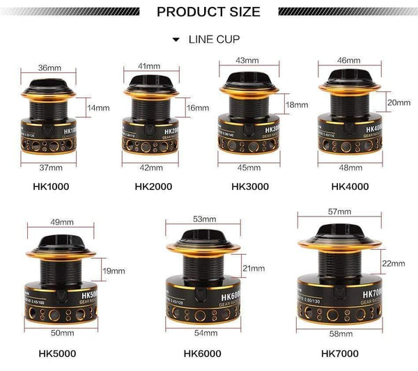 Planet Gates 12BB Spinning Fishing Reel Fishing Wheel for Saltwater Metal Spool Fishing Reels carpa molinete de pesca fishing tackle