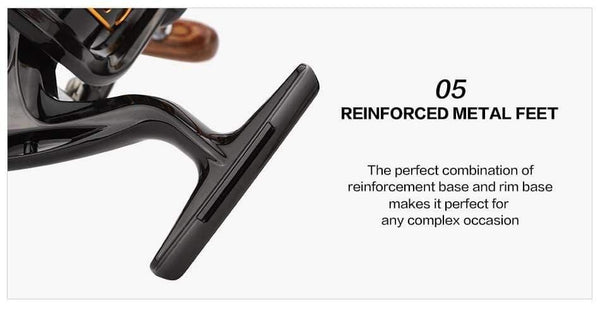 Planet Gates 12BB Spinning Fishing Reel Fishing Wheel for Saltwater Metal Spool Fishing Reels carpa molinete de pesca fishing tackle