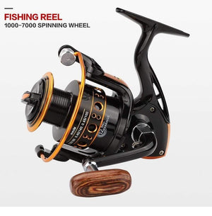Planet Gates 12BB Spinning Fishing Reel Fishing Wheel for Saltwater Metal Spool Fishing Reels carpa molinete de pesca fishing tackle
