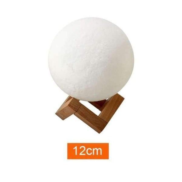 Planet Gates 12CM / China Moon lamp LED light 20CM 18CM 15CM 3D Print USB  Moonlight 2 Colors Changeable Touch Switch Night Light For Creative Gift Home