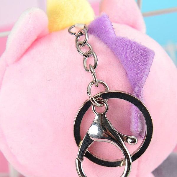 Planet Gates 12CM Cute Penguin Stuffed Plush Animal Pendant Keychain Doll Stroller Toys For Children Kids Small Mini Plush Toys Baby Gifts