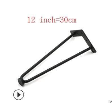 4Pcs 4-28inch Metal Hairpin Table Desk Leg Solid Iron Wire Support Leg For Sofa Cabinet Chairs DIY Handcrafts Furniture Hardware
