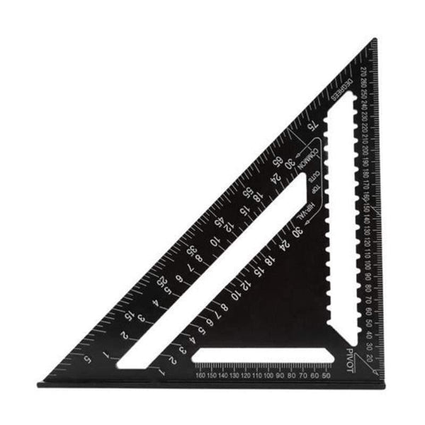 12inch Triangle Ruler Carpenter's Squad Svenson Metric Square Carpenter Tools Woodworking Square Layout Gauge Measurement Tool