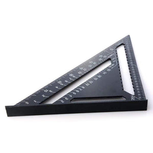12inch Triangle Ruler Carpenter's Squad Svenson Metric Square Carpenter Tools Woodworking Square Layout Gauge Measurement Tool