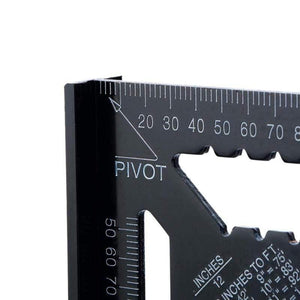 12inch Triangle Ruler Carpenter's Squad Svenson Metric Square Carpenter Tools Woodworking Square Layout Gauge Measurement Tool