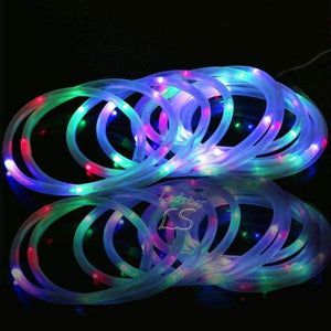 Planet Gates 12M 100LEDs 7M 50 LED Solar Rope Tube String Lights Outdoor Garden Christmas Garland Led Globe Led Strip Fairy Light  Waterproof