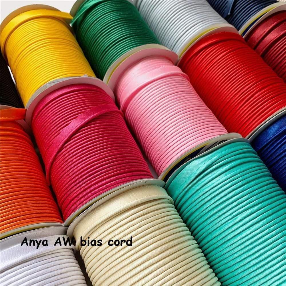 Planet Gates 12mm 36Colors Satin Bias Cord Piping Cord Handmade For DIY Garment Sewing And Trimming Cord High Quality And 100% Cotton Rope